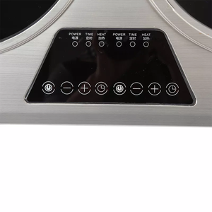 Placa de Cocina Vitrocerámica Integrada de 2 Quemadores, Cocina de Inducción Infrarroja - Product Image 6