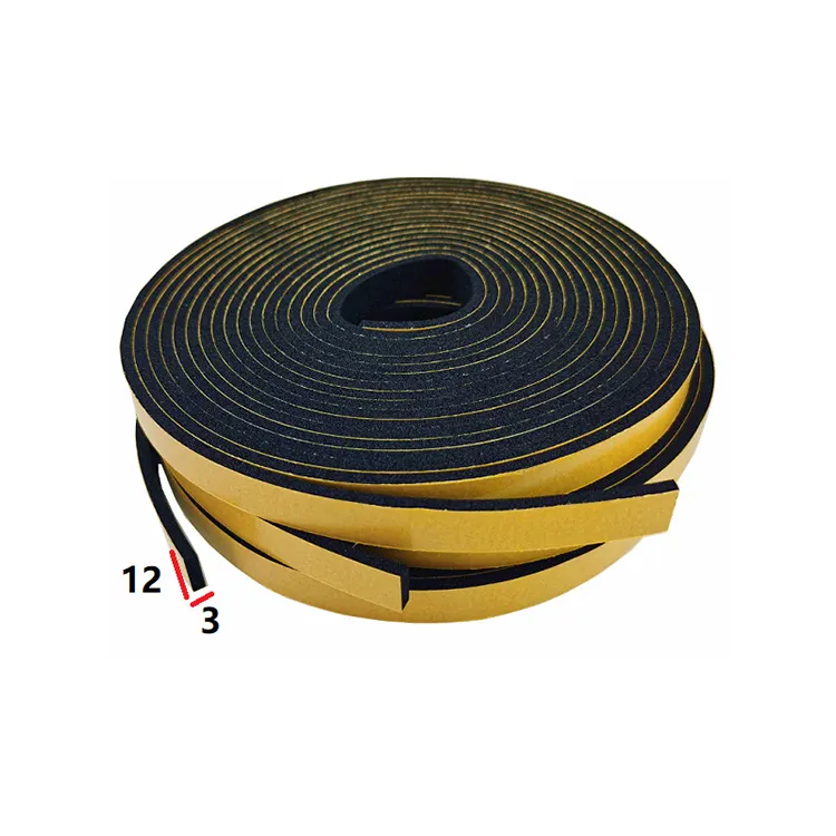 EVA EPDM Foam Sponge Rubber Seal Strip for Car Door Window EPDM Roll Foam Roll