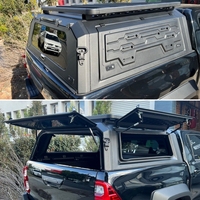 Dodge Ram 1500/2500/3500 Big Horn 6'4 Truck Bed Cap Aluminum Alloy Topper Camper Shell Canopy 2011-2019 JTG YUN