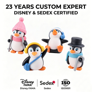 Dihua Mini Penguin Figurines Collection Penguin Cake Topper <strong>Fairy</strong> Garden Party Decoration <strong>Toy</strong> Customized Cute Penguin Figures - Product Image 1