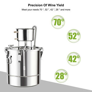 Petit équipement de distillation et de brassage en acier inoxydable pour alcool, vin blanc, vin rouge, vin de riz, matériel de vinification - Product Image 5