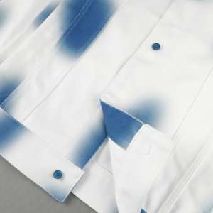 高品質でおしゃれなメンズ向けカスタムデニムプリント長袖シャツ - Product Image 6