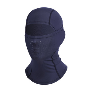 Custom Made Ice Silk Sun Protection Breathable Motorcycle Helmet Liner Balaclava Unisex Cycling Mask 100 Polyester - Product Image 2