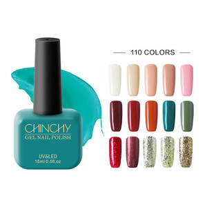 Chinchy Stylish 110-Color Gel Esmalte de uñas Set Easy-to-Soak off UV Gel para uñas Belleza para lámparas LED para salones - Product Image 1