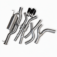 Pot d'échappement de performance modifié de haute qualité pour Dodge Ram 5.7 2020+ – Son V8 riche et agressif – Tuyau de silencieux 1500 SS304 pour tuning racing
