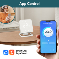Termostato Digital Inalámbrico RF con Programación para Habitación Beok BOT-R3X Tuya WiFi Frecuencia 433MHz para Sistema de Calefacción por Suelo Radiante
