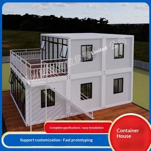 Contenedor habitable Sunshine Room de doble capa, tipo casa integrada, con sala de estar, en formato de cartón, para puntos turísticos, móvil - Product Image 1