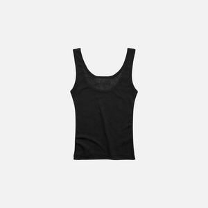 LOVE SICK BOY Camiseta sin mangas de primera calidad con ajuste ceñido al cuerpo, 100% tejido de punto, estilo urbano en blanco y negro - Product Image 3