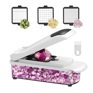 Multifunctional Manual Food Chopper Eco-Friendly Kitchen Vegetable and Potato Onion Mandolin Slicer Cutter