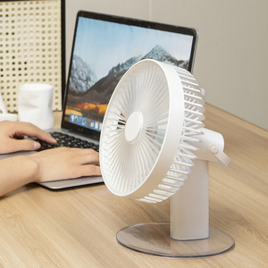 <strong>USB</strong> Portable Office Mini Rechargeable <strong>LED</strong> Light Desktop <strong>Fan</strong> Lamp Small Desk <strong>Fan</strong> With <strong>LED</strong> Light - Product Image 5