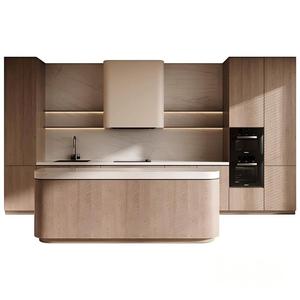 Design Completo di <span class=keywords><strong>Cucina</strong></span> Modulare a Isola, Set di Mobili da <span class=keywords><strong>Cucina</strong></span> in Legno, Meubles Modernes Cuisine - Product Image 1