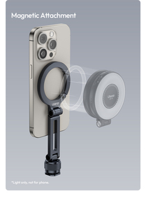Portatile doppio lato magnetico Maglocl Profesional esterno scarpa fredda 1/4 Base <span class=keywords><strong>porta</strong></span> cellulare per luce Livestream - Product Image 5