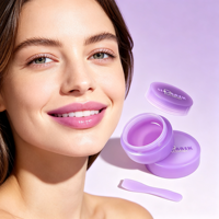 Baume à lèvres en gel aux herbes de haute qualité, ingrédients biologiques, hydratant et éclaircissant pour tous types de peau, atténue les ridules des lèvres