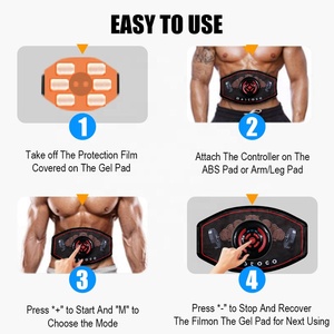 Hàng Chục Đơn Vị Body Slimming Rung Massage Vành Đai Tập Thể Dục Ems Ab Toning Thiết Bị Cho Cơ Bụng Đào Tạo Cơ Bắp - Product Image 5