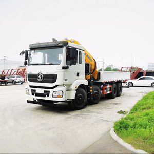 שלדת משאית שאקמן M3000 8*4 במחיר נמוך עם מנוף משומש מסוג XCM-G בעל כושר הרמה של 28 טון למכירה - Product Image 1