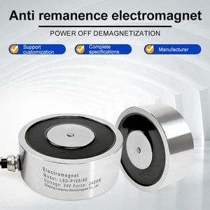 Électroaimant à démagnétisation rapide LSD-P100/40 IP68, <span class=keywords><strong>aimant</strong></span> électrique rond, solénoïde électromagnétique CC, ventouse de levage - Product Image 6