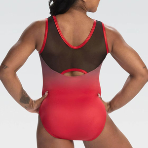 Оптовая продажа на заказ, гимнастические купальники с длинным рукавом, Сублимационная ткань со стразами для девочек - Product Image 6