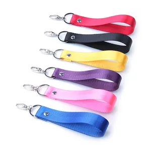 Xiangxing Nylon Key Tags Wstazka Smyczowa Multi-Kleuren Hoge Kwaliteit Lanyard Sleutelhanger Polsband Sleutelhouder