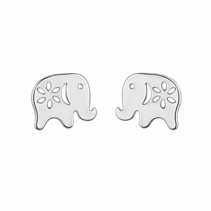Orecchini a perno a forma di elefante, unisex, design animale, accessori per l'orecchio da indossare tutti i giorni - Product Image 1