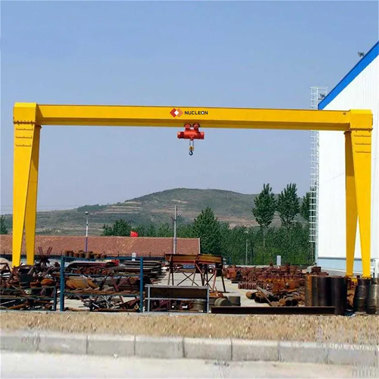 China Professional Customized Machine Lifting 3 ton 5 ton 10 Ton Single Girder 15 ton Mobile Gantry Cranes for sale