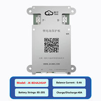 Placa de Protección de Batería de Litio Inteligente JK-BD4A24S4P 8S-20S, 40A con Función de Calefacción para Paquete de Baterías de Almacenamiento de Energía