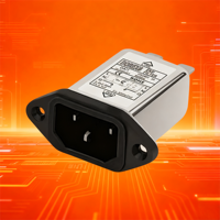 Filtre de bruit de ligne d'alimentation Nouveau design Entrée de module d'entrée d'alimentation Filtre 1-10a Emi Rfi