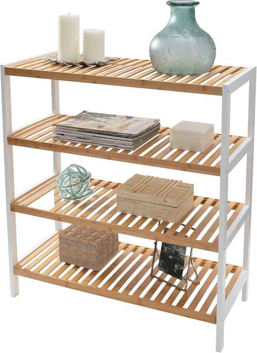 Durable Bamboo Shoe Rack Environmentally Friendly Outdoor Entrance ...