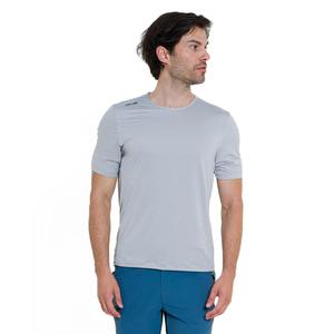 T-shirt da uomo CRIXIA 100% cotone organico traspirante e compresso serigrafia tinta unita modello - Product Image 2