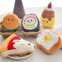 Échantillon gratuit Fabricant pas cher Concevez votre propre peluche Porte-clés Sac à jouets en peluche mignon en coton avec pendentif pour les vacances