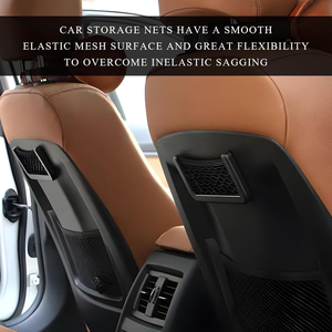 2 Organizadores de Asiento Trasero de Coche ABS con Más de 12 Compartimentos, Modelo Tenghui <span class=keywords><strong>SJ</strong></span>, Bolsa de Almacenamiento de Malla con Cinta Adhesiva de Doble Cara - Product Image 5