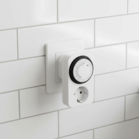 Temporizador Portátil de 3680W, Temporizador Mecánico Programable de 24 Horas con Enchufe