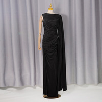Robe élégante de style français pour femme avec design asymétrique pour l'été
