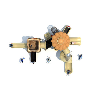 Tobogán Infantil MT-HYL013 con Diseño de Tribu <span class=keywords><strong>Primitiva</strong></span>, Tobogán Grande para Exteriores, Equipo Deportivo, Parque Infantil, Tobogán de Plástico - Product Image 6