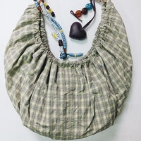 Sac bandoulière semi-circulaire de luxe personnalisé pour femme, style dumpling, collection 2027 – Idéal pour le yoga