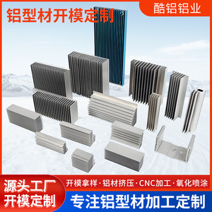 Radiateur en aluminium, profilé d'extrusion en alliage d'aluminium, traitement de surface par sablage - Product Image 5