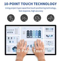 Meilleur prix pour écran tactile interactif LCD Android Windows PCAP mural de 21,5, 32, 43, 55 pouces, moniteur d'affichage USB, nouveau, pour usage professionnel