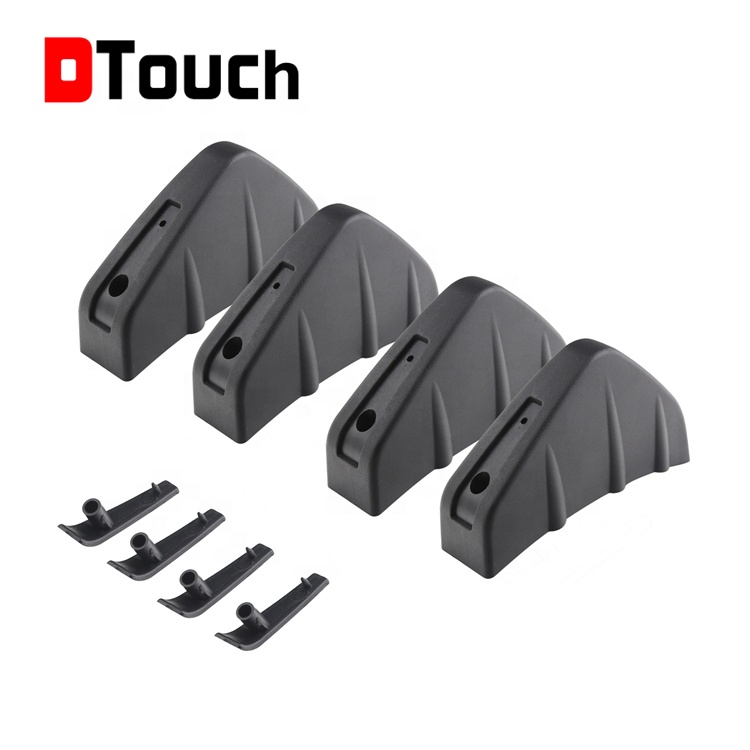 Akozon 10 Pezzi Spoiler A Pinna Di Squalo Universali Per Auto – Adesivi In PP Nero Per Tetto E Carrozzeria