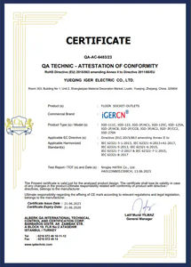 Igercn Thương Hiệu 250V ABS Lật Máy Tính Để Bàn Ổ Cắm Điện Hộp Dữ Liệu Châu Âu Vòng Mở Phong Cách Cho Văn Phòng Và Nhà Bếp IP44 Mức Độ - Product Image 6