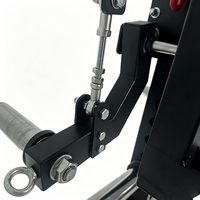 Appareil d'entraînement pour levée latérale des ailes, support de rangement multifonctionnel pour poids, équipement de fitness robuste pour exercices d'épaules