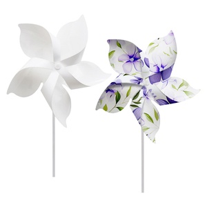 Molino de Viento Personalizado para Sublimación, Imprimible por Ambos Lados, de Plástico PET, Molinillo Personalizado para Niños - Product Image 1