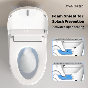 مرحاض ذكي للحمام معتمد من UKCA/CUPC/CE مع شطف تلقائي للبيع بالتجزئة - Product Image 6