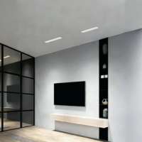 Spot encastré LED moderne à grille, design anti-éblouissement, boîtier en aluminium durable, éclairage d'ambiance pour maison et bureau, indice de protection IP20, dimmable