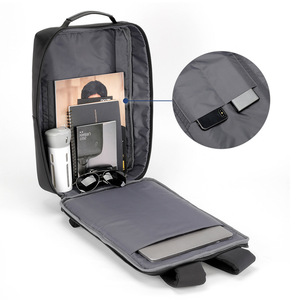 Kingsons Men's Laptop <b>Backpack</b> 20-35L Lightweight Business Travel Commuting Casual <b>Backpack</b> Solid Color Shoulder Straps - Product Image 3