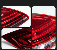 Nouvelles feux arrière LED rouges de luxe 6000K pour Panamera 2010-2016 avec clignotants séquentiels Plug & Play 55W 100% Compatibilité