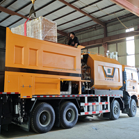 8*4 Chassis Asphalt Synchronous Chip Sealer Kompatibel dengan Bitumen Teremulsi/Panas/Modifikasi