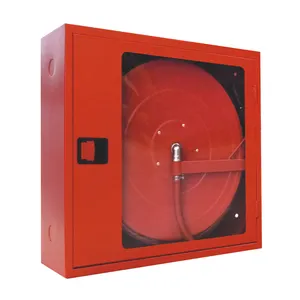 Fire Fighting High Quality Fire Hose Reel Red Safety Cabinets Stainless Steel Fire Cabinet