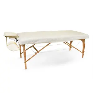Lenzuola con angoli piatti per lettino da massaggio personalizzato di dimensioni doppie per massaggio all'ingrosso