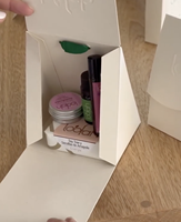 Boîte en carton personnalisée de 350 g, style sac en papier avec nœud en ruban pour cadeaux et emballages de marque