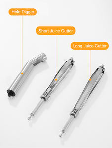 Appareil de cuisine extracteur de presse-agrumes électrique commercial en acier inoxydable - Product Image 6
