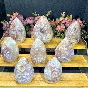 Hot Sale Natural Gemstone Pink Amethyst Healing Quartz Crystals Ornament for Decoration